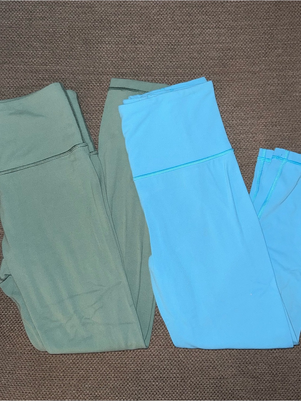 Athleta Women’s Leggings in Light Blue and Sage Green